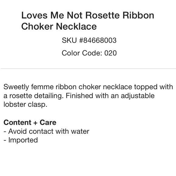 NWT UO rosette choker - Picture 3 of 9
